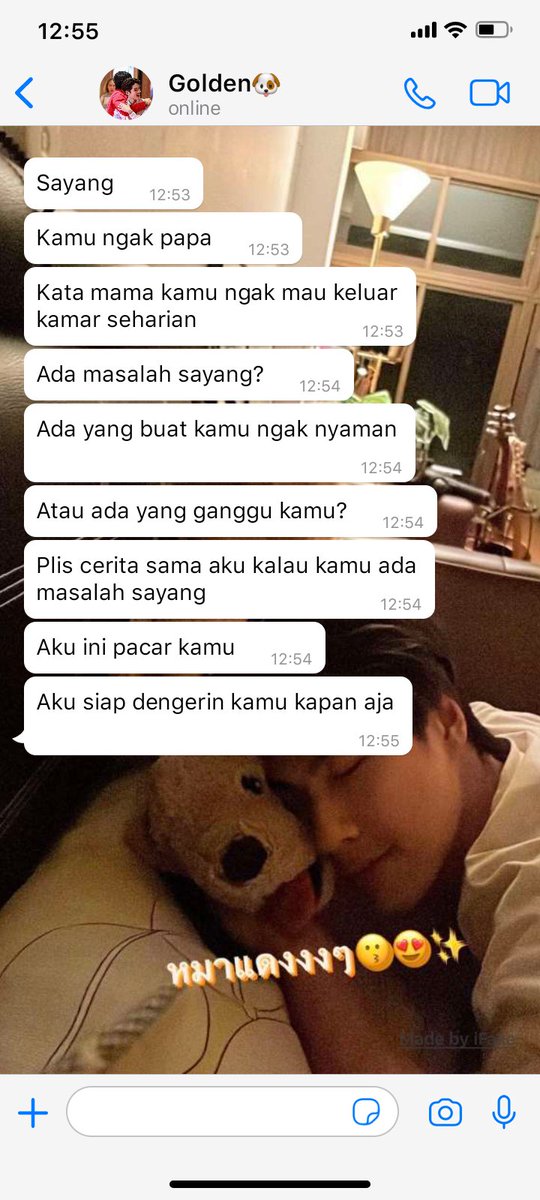 MARIA_290805's tweet photo. #Pondleng #OhmLeng one Tweet au
"Gimana si kalau pond&leng selingkuh dibelakang ohm&phuwin"
Dari au pondleng https://t.co/h4zoLJw6dU