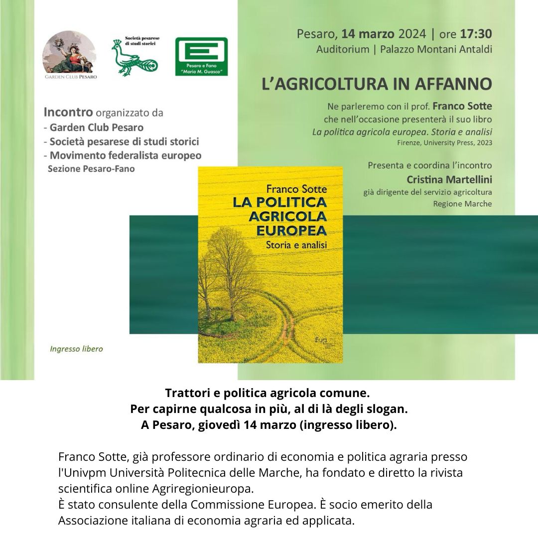 MFEPesaroFano's tweet photo. Chi vuol capirci qualcosa, venga a sentire (ingresso libero). Chi si accontenta degli slogan, resti dov'è. Pesaro, 14 marzo ore 17.30 #trattori #europa #pac #proteste #agricoltura https://t.co/qiSEa56FRT