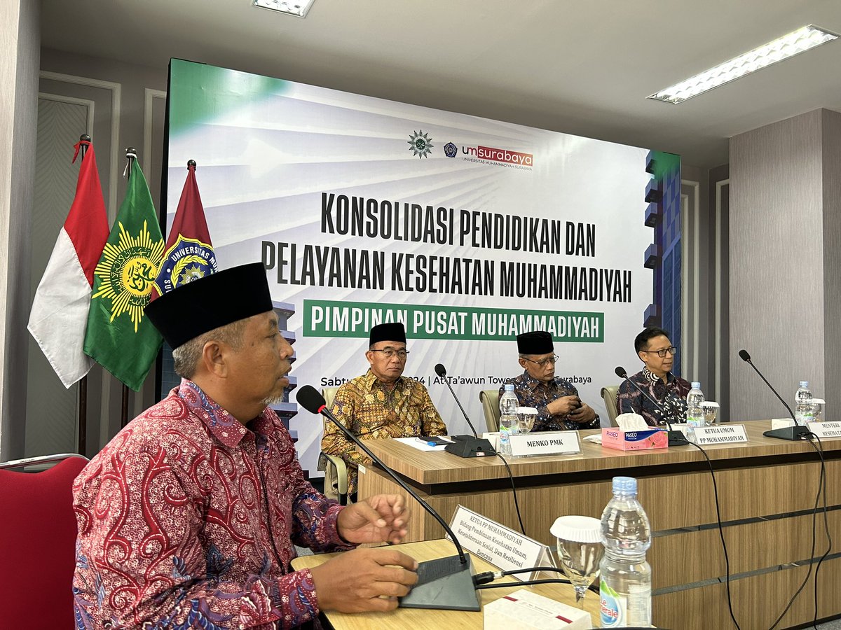 AkibIrwan's tweet photo. Sabtu, 9 Maret 2024. Hadir di UM Surabaya, mendampingi Ketum PPM dalam rangka peresmian Gedung At-Ta'awun UMS, Groundbreaking RSGM UMS. Dilanjutkan pertemuan dengan Menkes, Menko PMK dan PPM bersama Majlis diktilitbang, MPKU, Dekan FK PTM serta Direktur RS Muhammadiyah https://t.co/MyOZ1cvALs