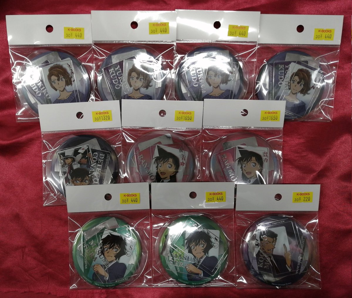 入荷情報】 ｢名探偵コナン｣USJ2024 缶バッジコレクション入荷しました