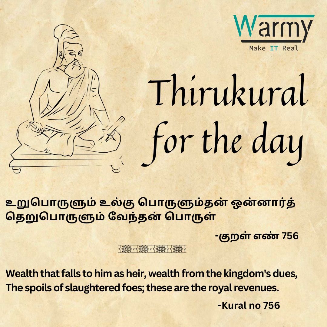 warmy_co's tweet image. Thiruvalluvar ,the savvy says #warmy #warmysolutions #thirukural #thiruvalluvar