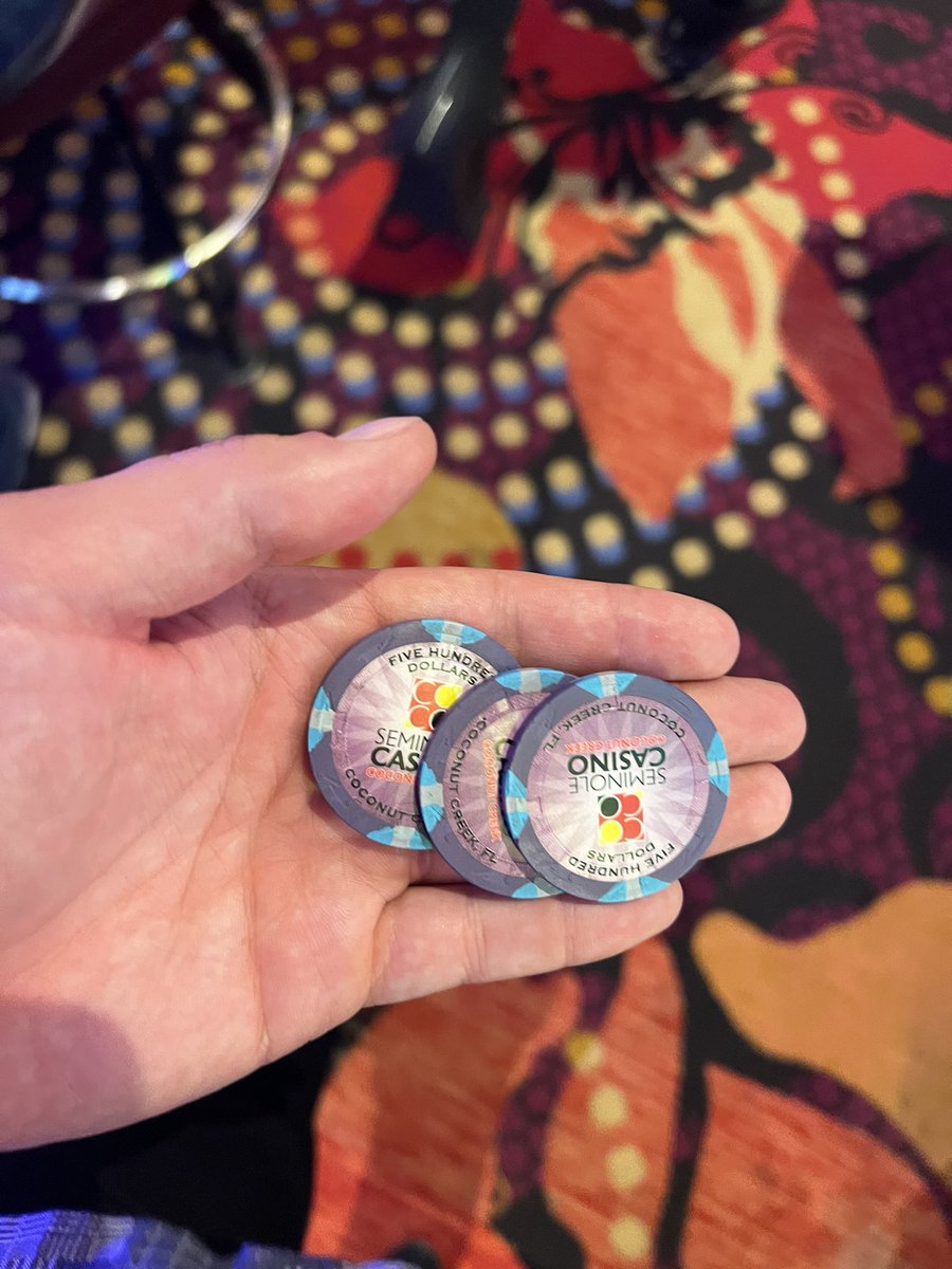 ChefTaco3's tweet photo. Terrible beat. It happens though. I’ll take that bet 10/10 times. Good thing the cards were hitting tonight. Tomorrow is a new day. Big 🎾 matches, college 🏀, nba &amp; UFC. Cheers 🥂 https://t.co/DLgQdQavRb