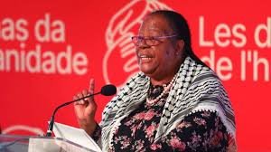 I have already issued a statement alerting those from South Africa who are fighting along side or in the Israeli Defense Forces. We are ready, when you return home, we will arrest you." -- Naledi Pandor