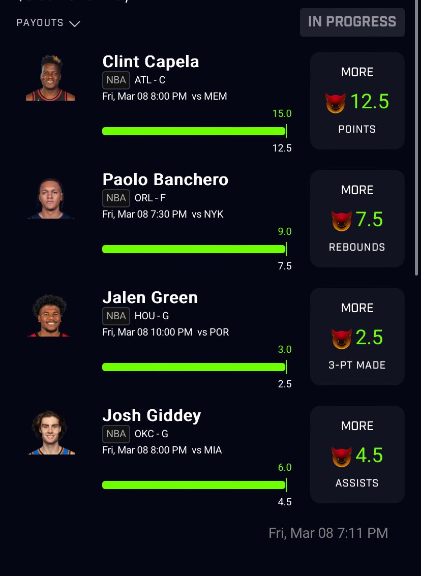 reaperdaGreat6's tweet photo. What a beautiful FRIDAY NIGHT 😈🪄💰 DEMON TIMEEEEE ‼️‼️‼️‼️ #SmackerzEnt🧤 #GamblingX #NBA #Prizepicks https://t.co/AfCedVB9Q4