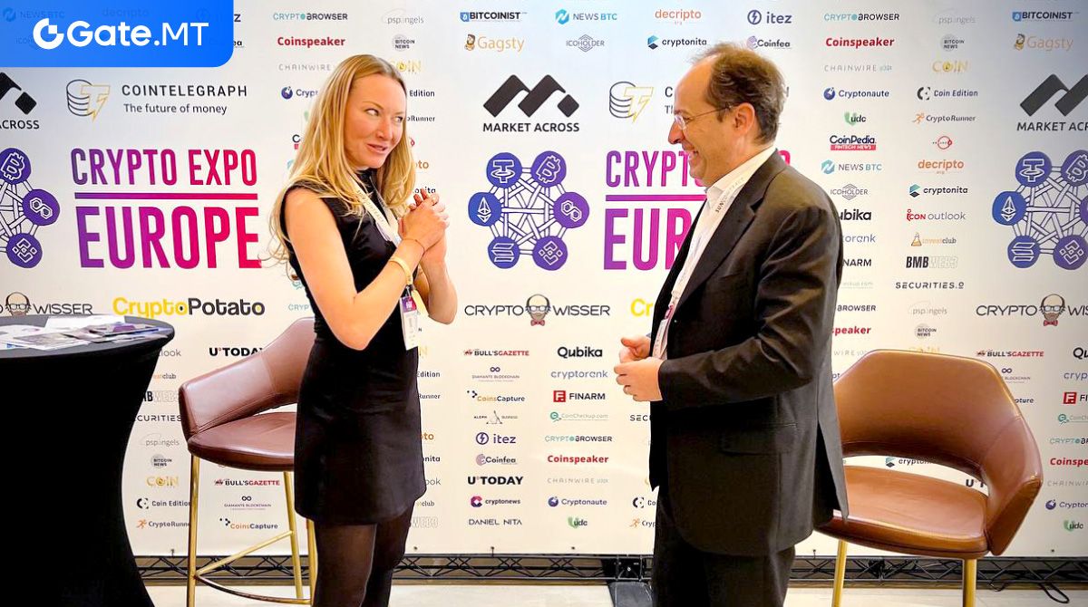 🌟 Gate.MT CEO, Giovanni Cunti shines at Crypto Expo Europe, presenting #GateMT's vision and innovations.

His insights on crypto wallets and regulated exchanges set the stage for the platform's continued success 🏆

#GateMT #CryptoExpoEurope #CryptocurrencyEvent