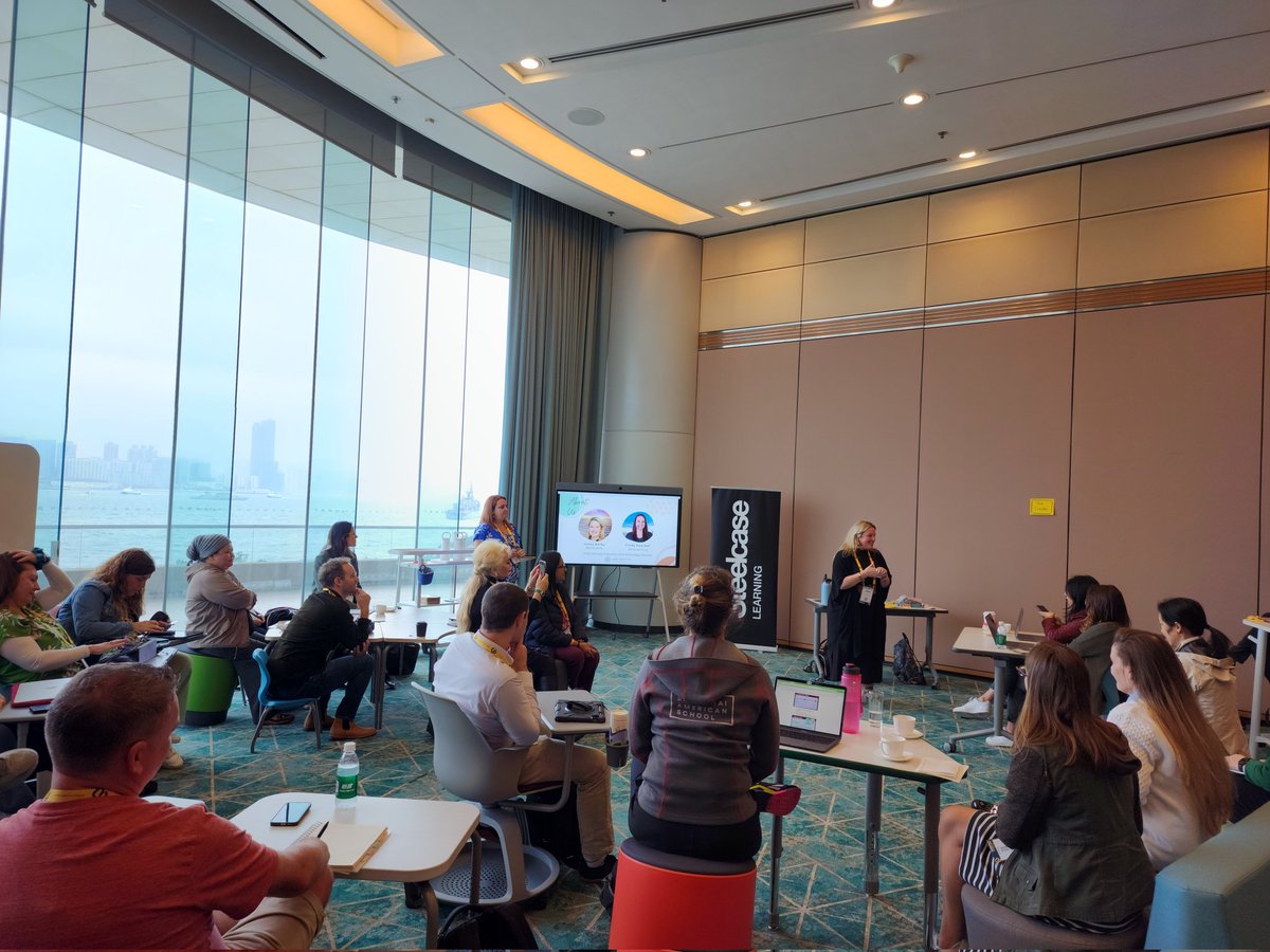 Great session by @innovative_inq and @jenny_derby exploring the wonderful word of coaching in education at #21CLHK. Some great conversations with educators from all over the world! @21cli