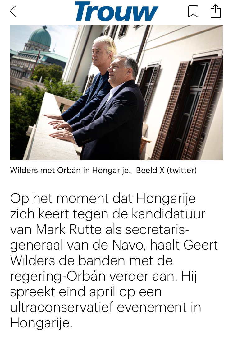 Leolucassen's tweet photo. Terwijl Orban Trump bezoekt in de VS, plant Wilders een bezoek aan Hongarije volgende maand.
De deur van de ijskast staat wijd open. https://t.co/ZURWT3P2Ja