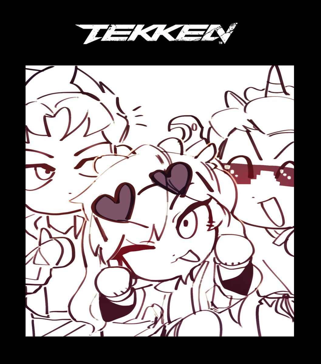 efreet80's tweet photo. Again, commissioned lovely art from 74! The trio is enjoying their time posing for the best cut! 74님께 부탁드린 인생네컷 찍으러 간 진+화랑+샤오 트리오! 서비스컷까지 주시고 정말 감사합니다 😭😭😭#Hwoarang #LingXiaoyu #JinKazama #TEKKEN８ https://t.co/SPh2nLcmvy