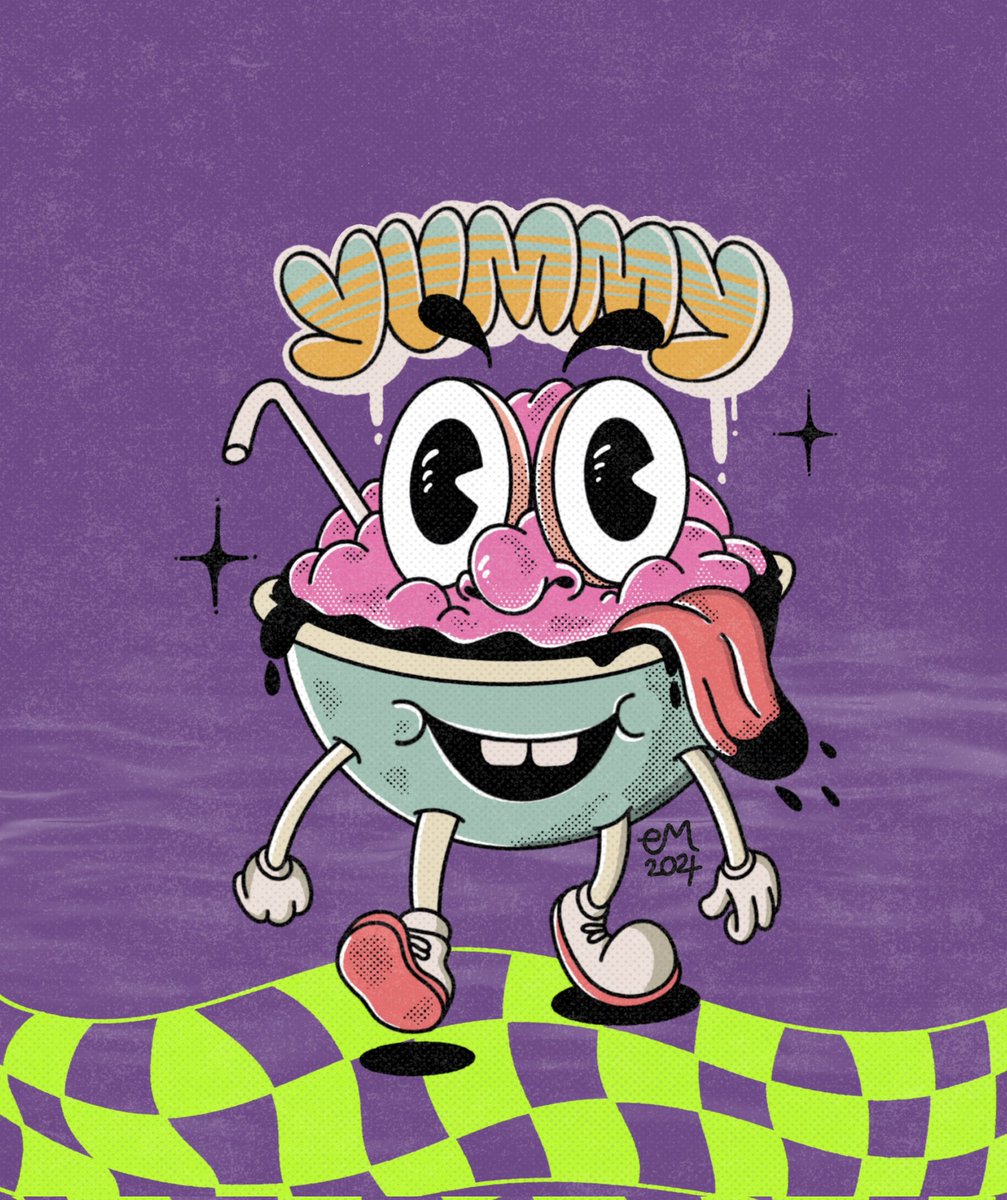 emiqbal_'s tweet photo. Ice cream yummy

#character #cartoon #groovy #retromascot #retrodesign #badgedesign #clothing #tshirtdesign #ilustration #posterdesign #drawing #icecartoon #emiqbal @Procreate https://t.co/aTlaA4mHK4