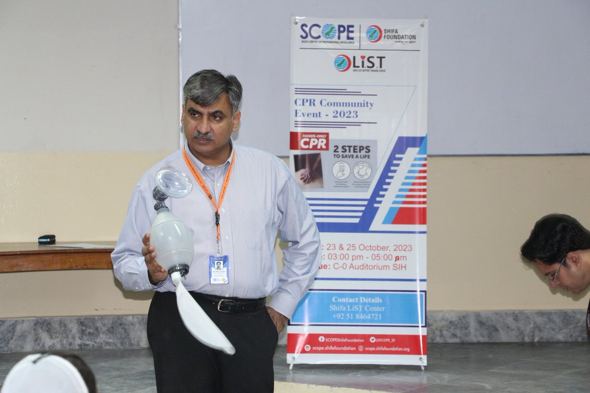 Shifa LiST Center, dedicated to advancing community health and well-being, hosted a highly successful two-day CPR community event with the primary aim of educating the public about life-saving techniques and fostering a sense of preparedness.
#LifeSupportTraining #SCOPE #CPR