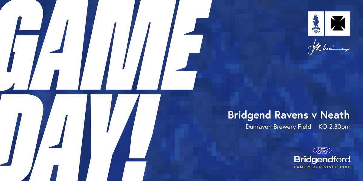 𝙂𝘼𝙈𝙀 𝘿𝘼𝙔 🏉 We're at home again this afternoon for an all Ospreys derby with the Welsh All Blacks 👊 🆚 Neath 🏟️ Dunraven Brewery Field ⏰ 2:30pm 🏆 Indigo Premiership 🎫 Adults £12 / Concession £10 / u16 free Come on, the Bridge! 🔵⚪