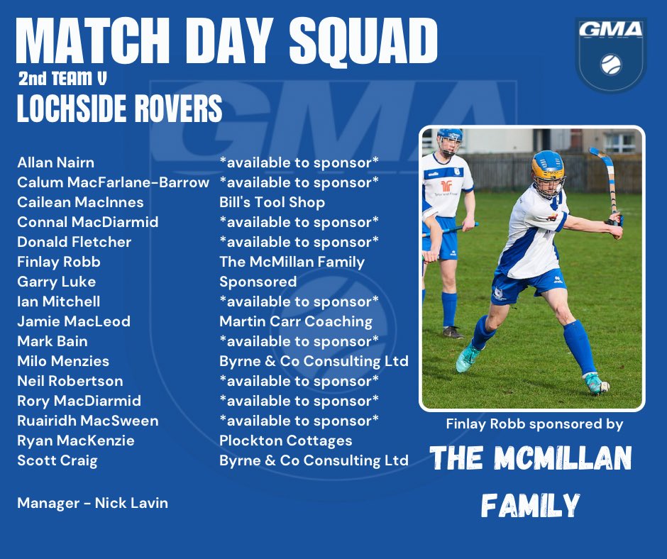 Your second team traveling to Ganavan today!🔵⚪️👊