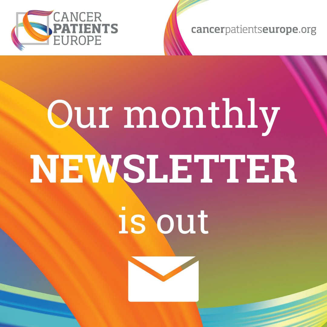 CancerPatientsE's tweet image. 📣CPE&apos;s latest #newsletter is on its way to your mailbox 📬

Check it out here ➡ mailchi.mp/cancerpatients…
Don&apos;t forget to subscribe ➡ cancerpatientseurope.org/newsletter/

#CancerPatientsEurope #cancercommunity