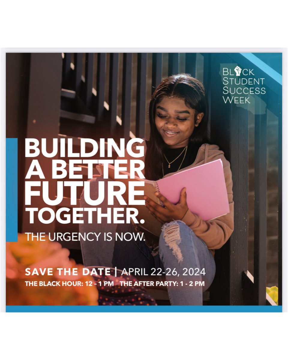 CarolynYScott's tweet photo. I represented Black Student Success Week (BSSW) on this last day of the #A2MEND Summit. #BSSW is April 22-26. Have you registered for The Black Hour sessions? Use this link: https://t.co/CHGGB7bWqC
Or their website: https://t.co/FueWssWlZw

#blackstudentsuccessweek #theblackhour https://t.co/78h5nq8j4Y