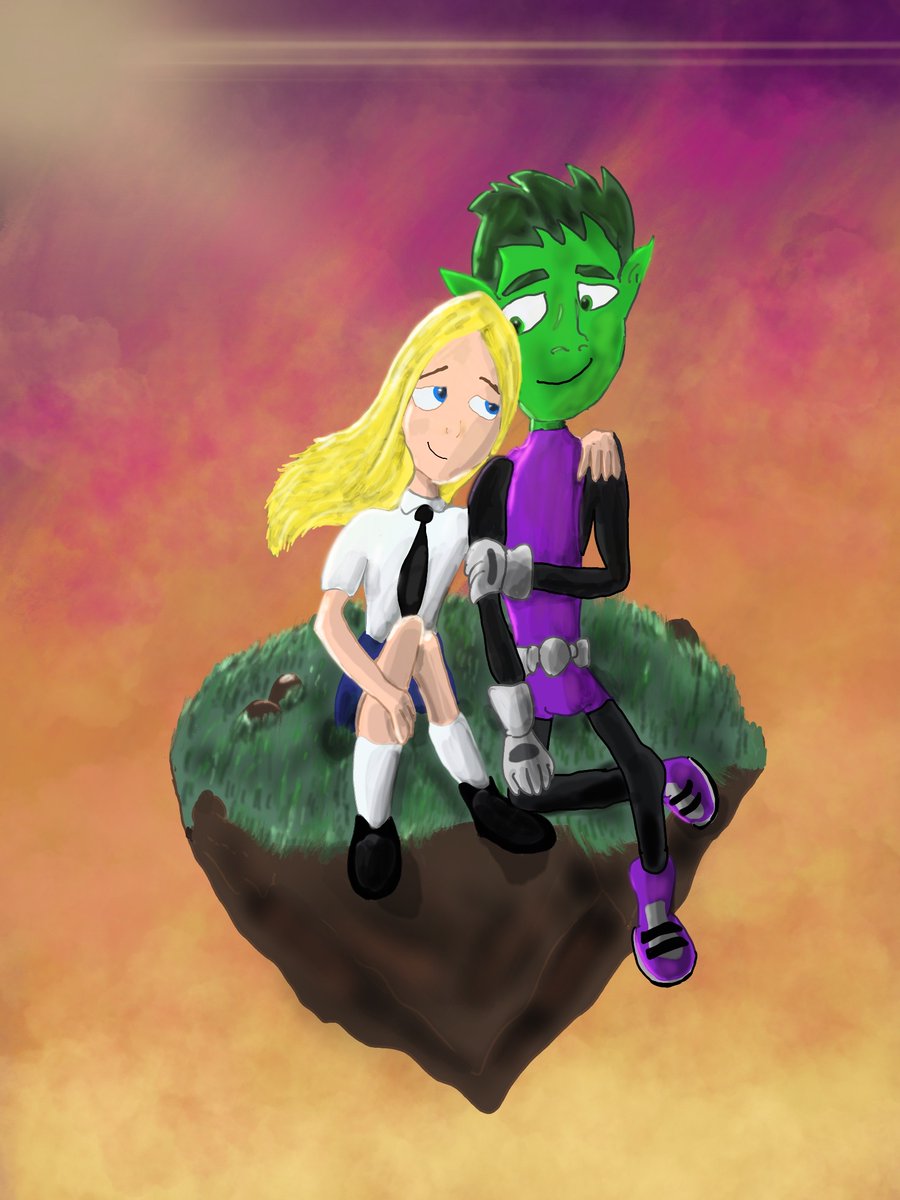 Floating Above the World #BBTerra - #teenagers #beastboy #terra #thingschange