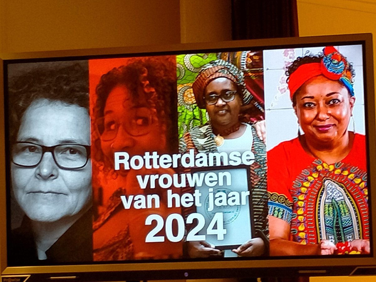 Felicitaties voor ons bestuurslid Alice Fortes. Zij werd gisteren verkozen tot Rotterdamse Vrouw van het jaar 2024, Kunst &amp; Cultuur!