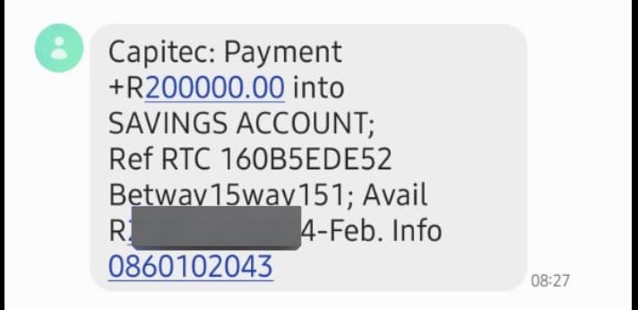Betting_gurru's tweet photo. R200k withdrawal 🔥🔥🔥

I WILL FOLLOW EVERYONE WHO RETWEETS

It's ONLY R100 ONCEOFF to join my VIP Group where I share betslips, codes and strategies. DM me if you wanna join my VIP Group. https://t.co/84upvh53qc
