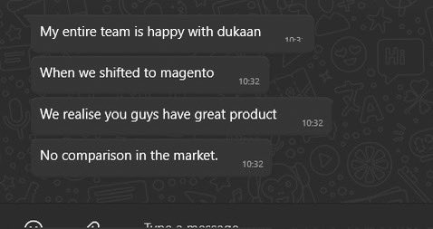 somtimes its okay to let go. 

Your value is realized in the absence, not in the presence. 

if what you have matters, they will not only come back, but commit for life. 

PS : They just signed a 5 year enterprise contract and moved back to Dukaan. 

Dukaan indeed has no