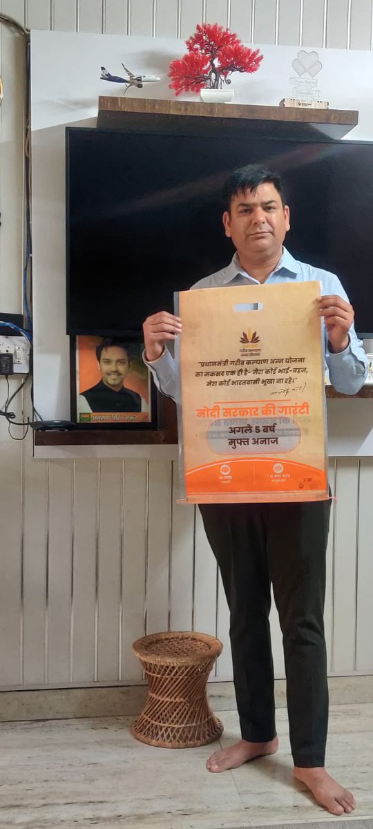 johnyrathi's tweet image. मोदी सरकार की गारंटी अगले 5 वर्ष मुफ़्त अनाज #modikiguarante  @SunilD_Office @ianuragthakur @Anurag_Office