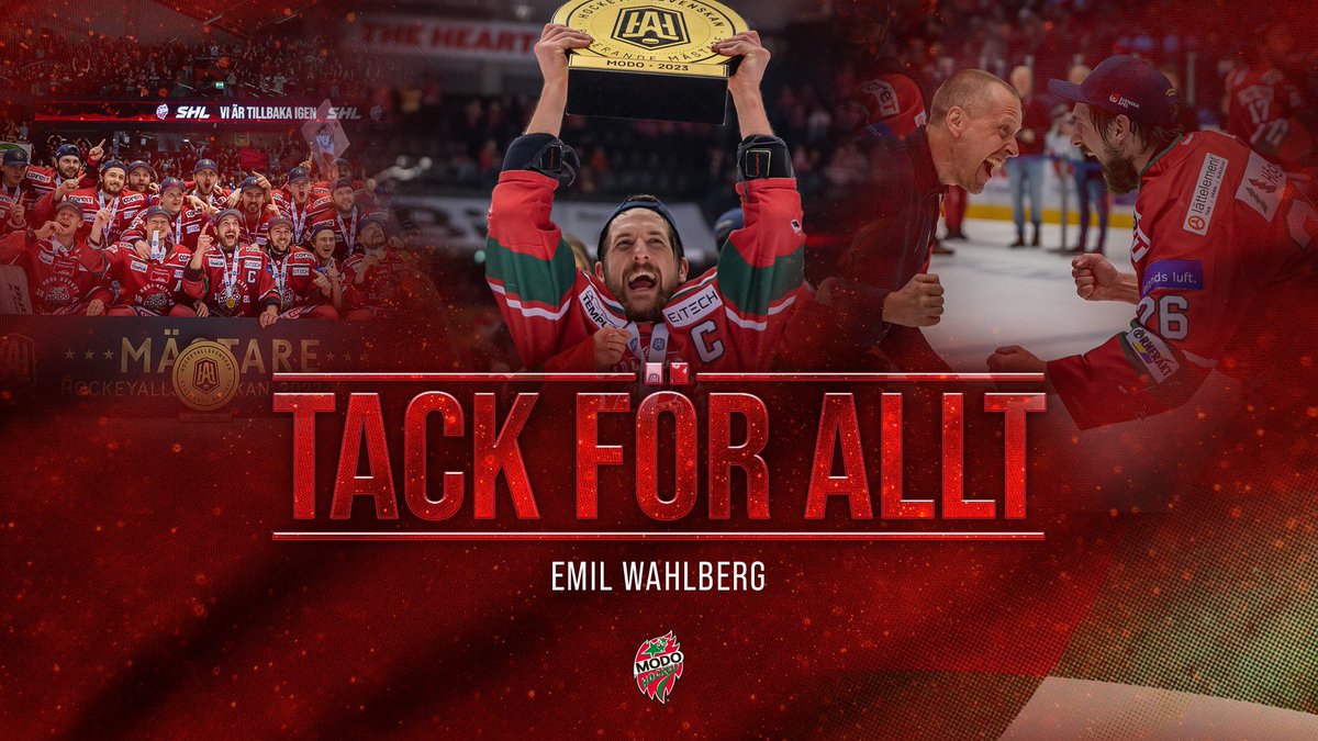 Emil Wahlberg spelar nu sina sista matcher som MoDoit. Backens kontrakt går ut när denna säsong tar slut.

🗣️ ”Jag har älskat varje sekund som MoDo-spelare”, säger han.

Läs mer på: modohockey.se/article/cu7asa…

#modose