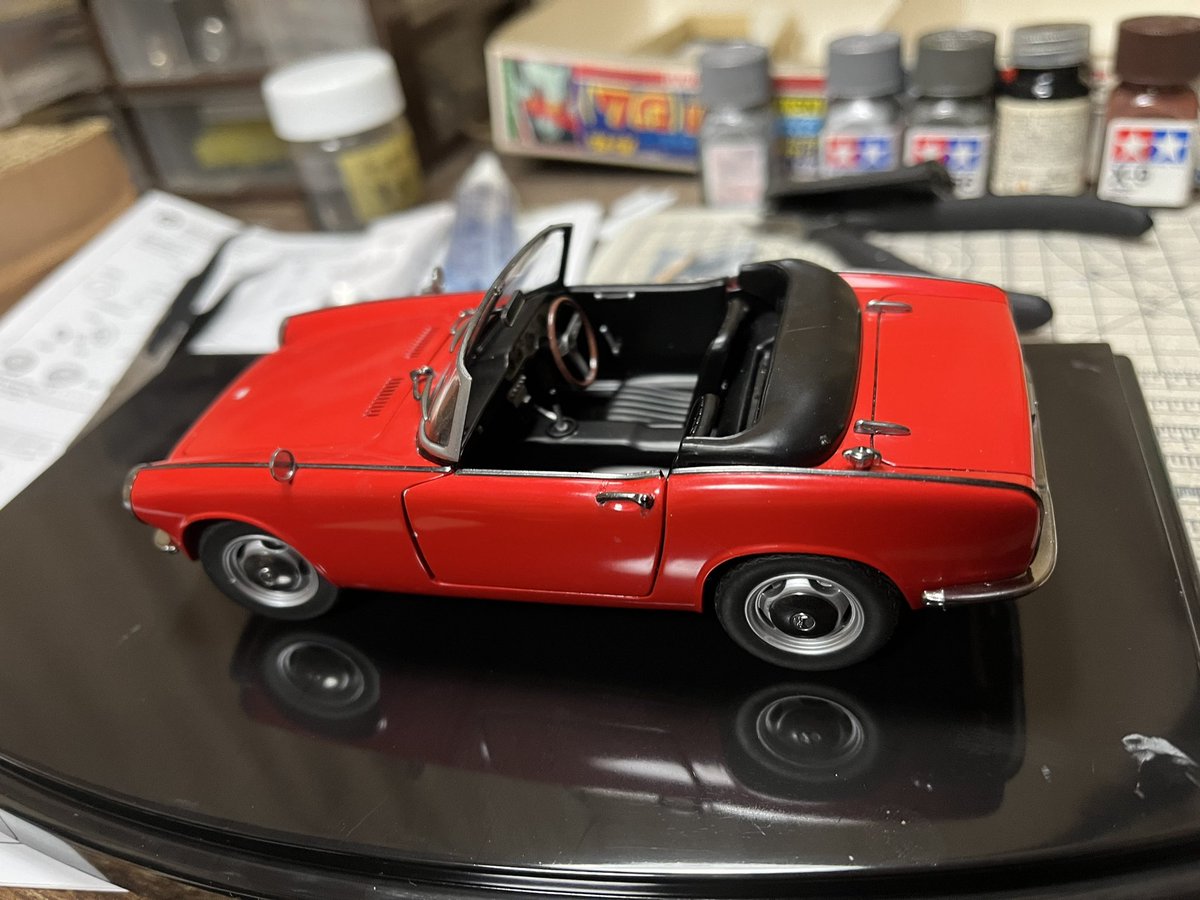 plum_model's tweet image. ホンダS600完成！！

いい感じに仕上がったので大変に満足！

 #プラモデル
 #スケールモデル
 #HONDA
 #S600
 #車
 #プラモ好きと繋がりたい