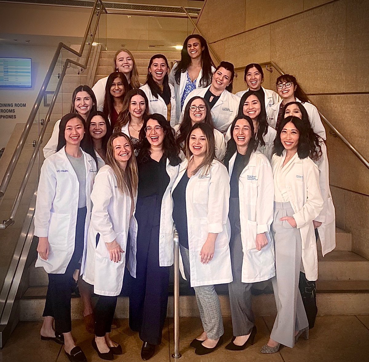 Grateful and proud to work, train, and grow with this incredible group of surgeons, women, sisters, friends, wives, mothers, and all-around exceptional human beings, today and every day. 💪🏻👯‍♀️👩🏻‍⚕️ @UCIrvineSurgery #InternationalWomensDay #WomenInScience