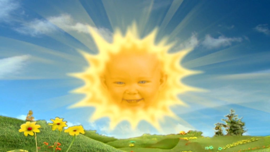 Jess Smith, bayi matahari Teletabis udah melahirkan bayi matahari baru.