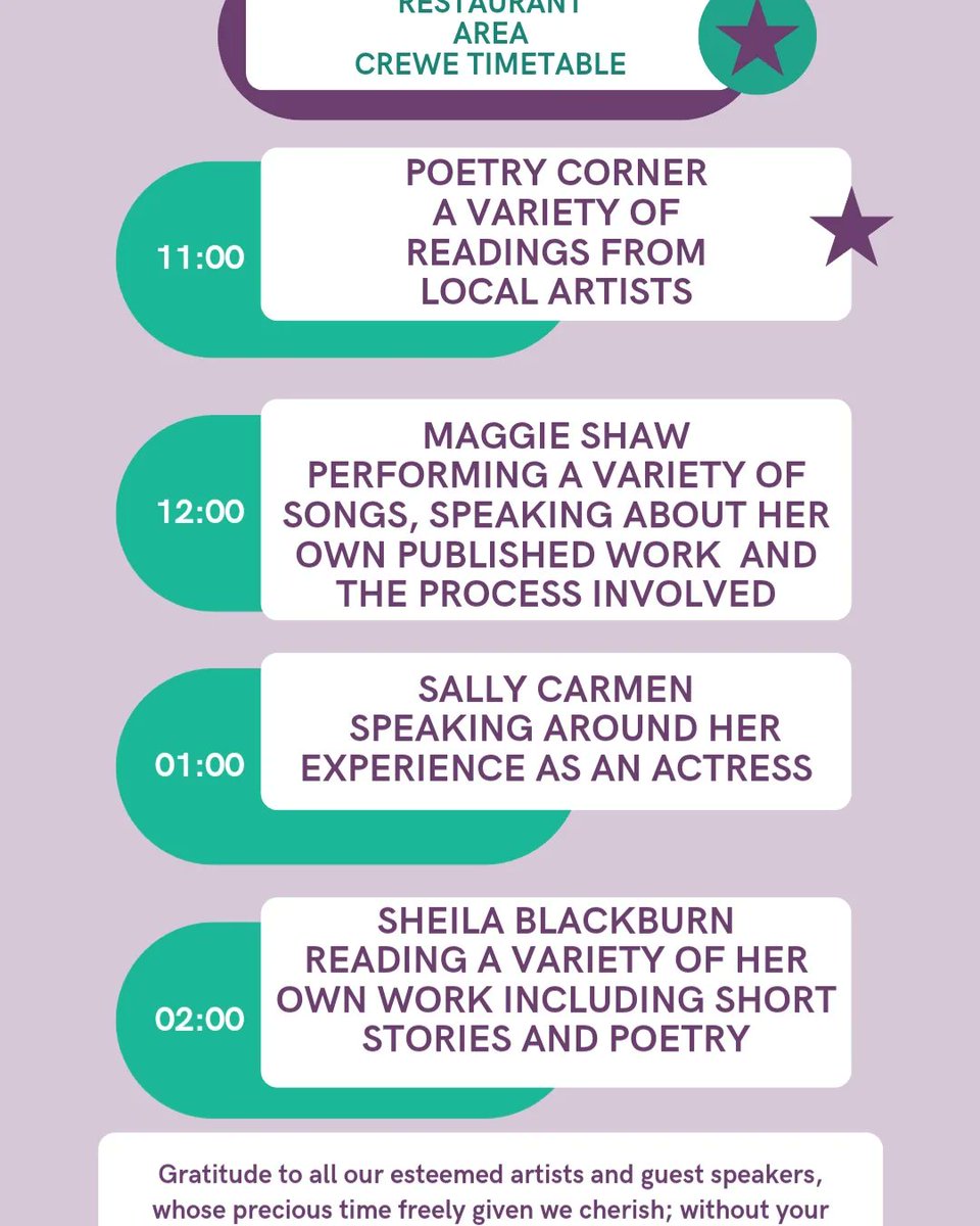 💚💜 it's today 💚💜 Come along and celebrate with us at @CheshireCollSW #crewe fun packed day for the whole family. Suggested donation of £5 to enter. #WomenSupportingWomen #InternationalWomensDay2024