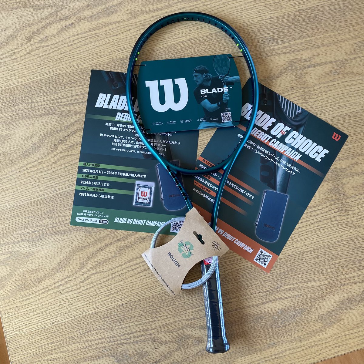 was_haneda's tweet photo. いつもありがとうございます。

#速さが世界を変える
#BLADEV9
#BLADE100
#BLADEOFCHOICE

#wilson 
#wilsontennis
#ウイルソンテニス https://t.co/pdApFbX0aU