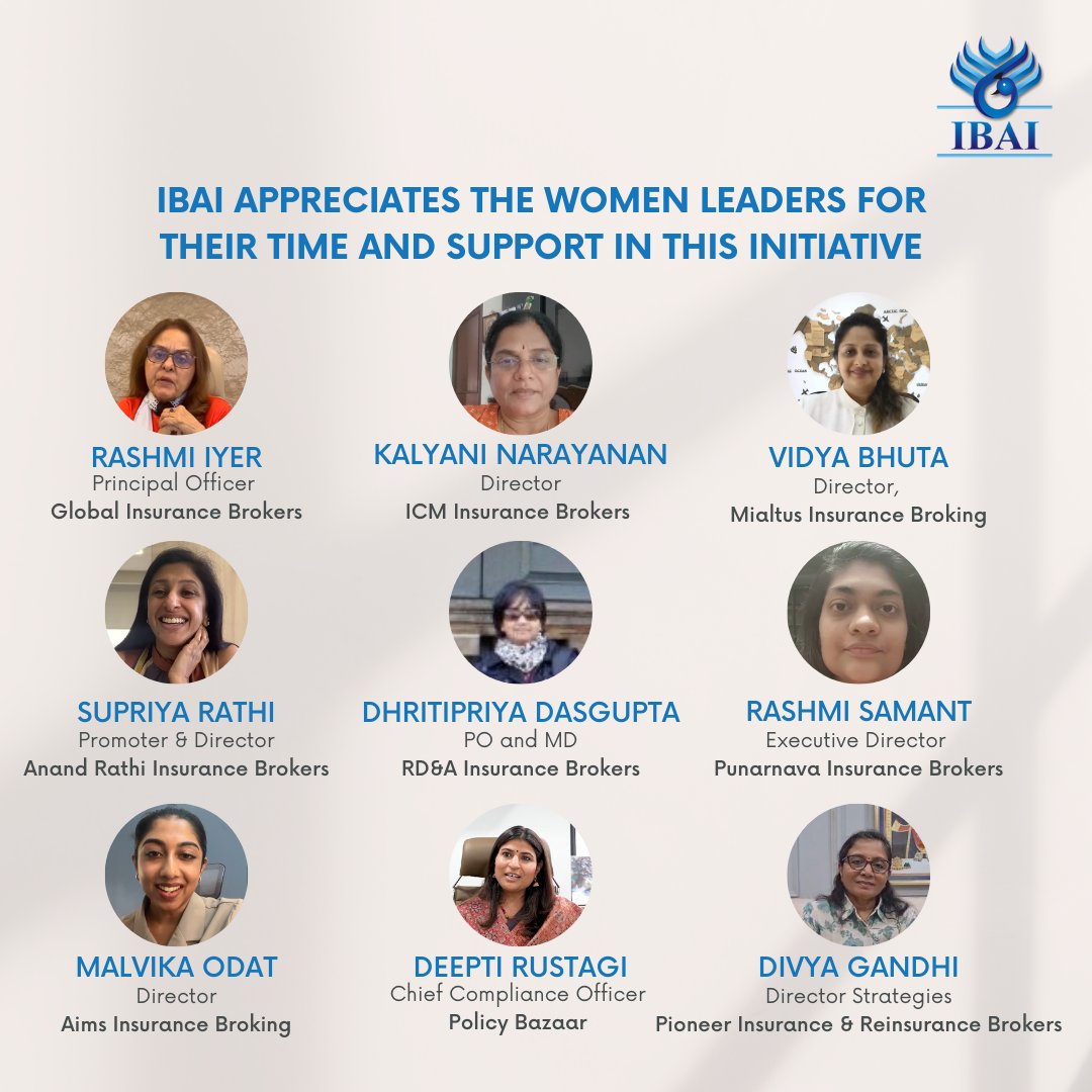 IBAI celebrated International Women's Day with inspiring talks from women leaders in the insurance fraternity. Thanks to all for their valuable time and insights! 
#IBAI #InternationalWomensDay #WomenInInsurance #Leadership
