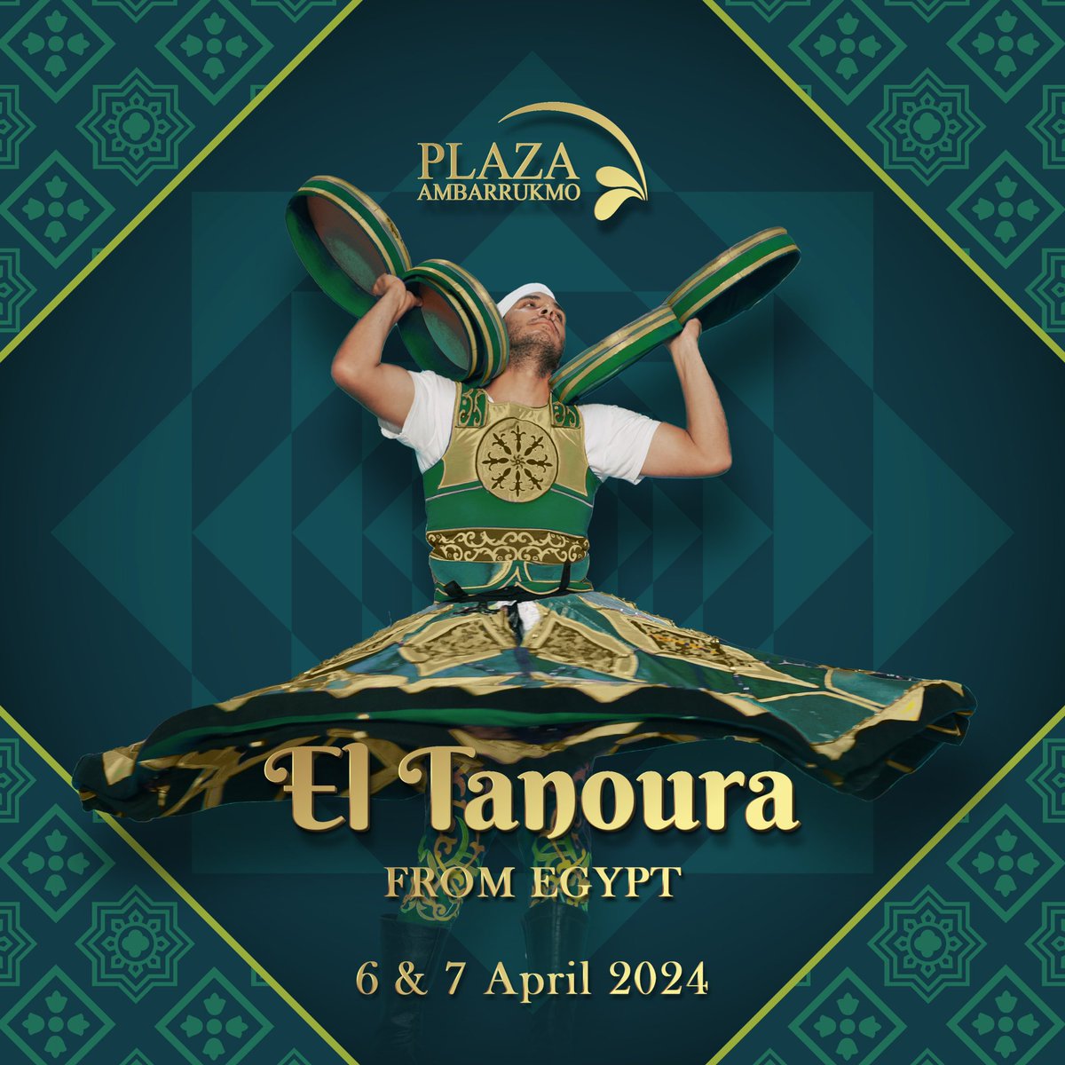 Glorious Celebration “Everlasting Reflection” Plaza Ambarrukmo 

✨Special Performance ‘El Tanoura
From Egypt'✨
🗓️6 &amp; 7 April 2024

Save The Date ‼️‼️

#gloriouscelebration #ramadhan2024 #lebaran2024 #eventamplaz #plazaambarrukmo