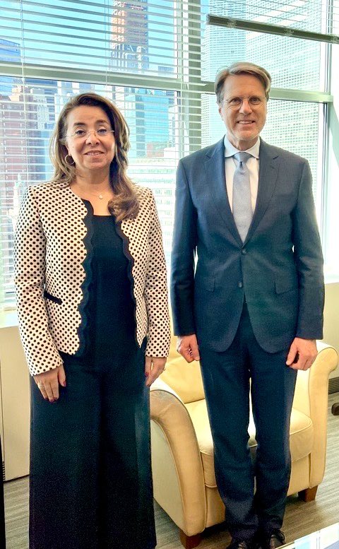 Very pleased to meet with Ambassador @Samuel_Zbogar to discuss Slovenia’s priorities at the Security Council and to highlight our work in Afghanistan and on the prevention agenda.