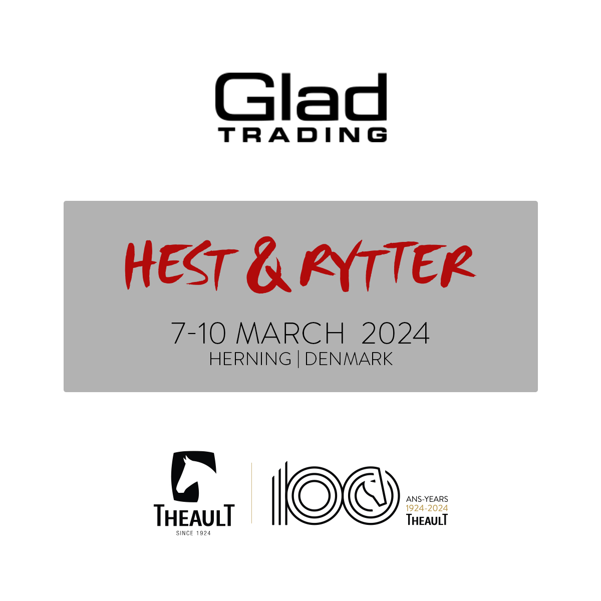 From 7 to 10 March, our distributor Glad Trading will be at the Hest & Rytter event in Herning! Meet the THEAULT Danmark team and discover our vehicles on booth M9870! Vi ses snart! 🇩🇰 #theault #gladtrading #denmark #hestogrytter #proteoswitch #madeinfrance #madewithpassion