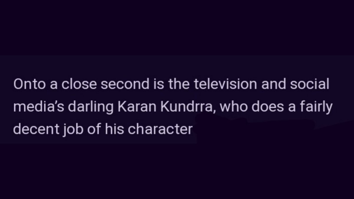 Him getting appreciated for his work <🤍

#KaranKundrra #TeraKyaHogaLovely