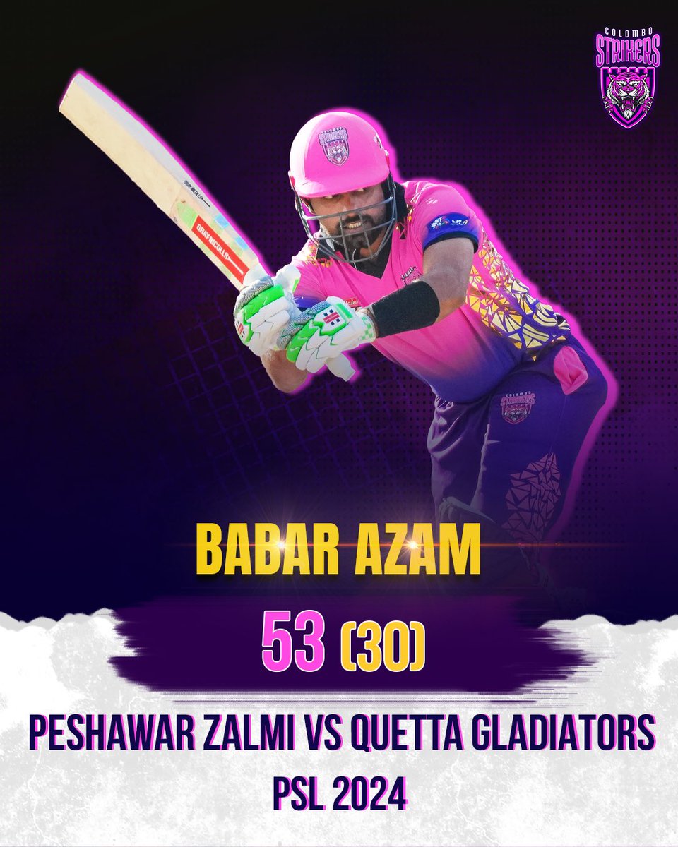 *Badshah 👑* #TheBasnahiraBoys #HouseOfTigers #ColomboStrikers #StrikeToConquer #BabarAzam