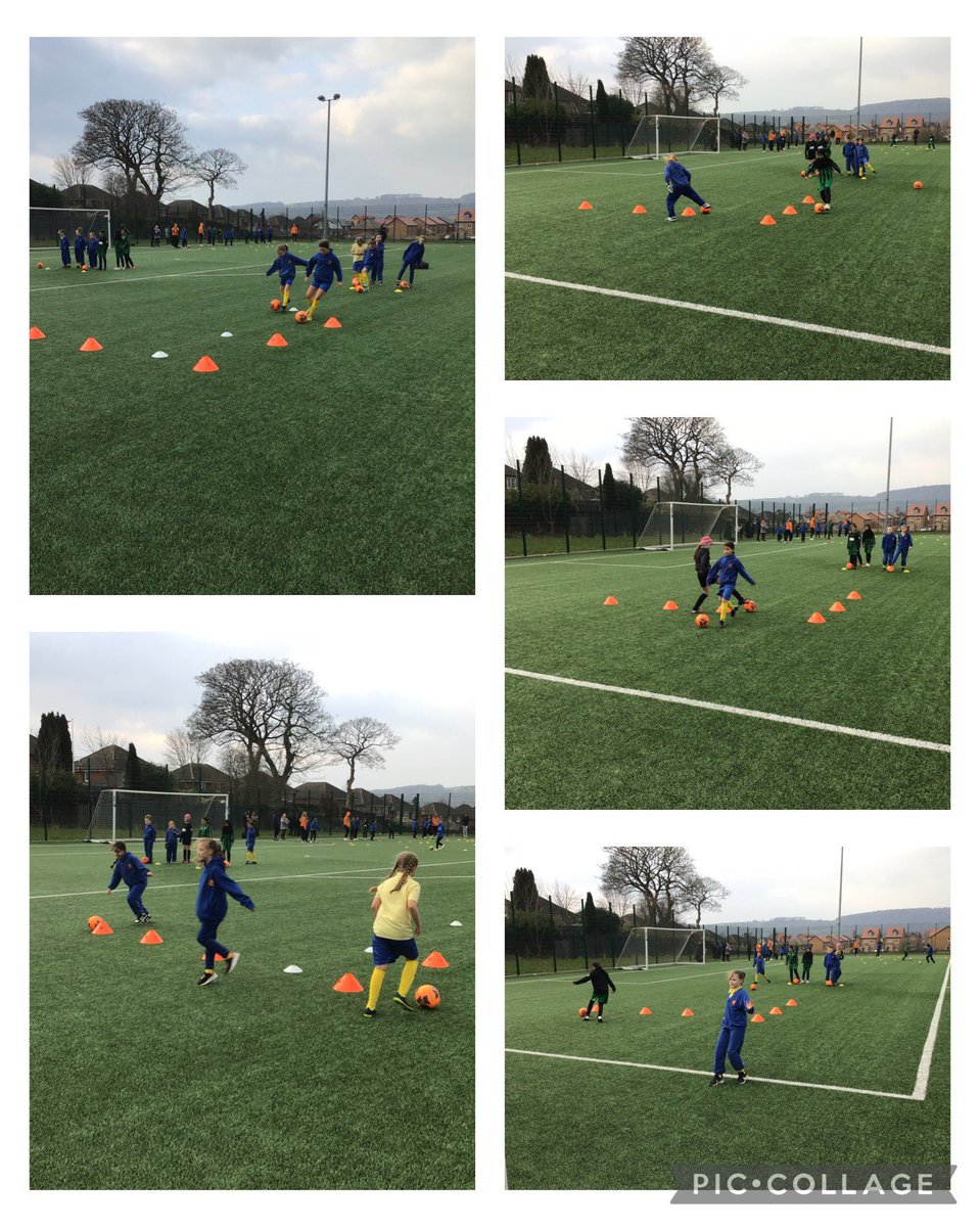 Stedwarddarwen's tweet photo. Thanks very much to @foxfoundfooty @BwDSGO @StBedesRCHS for putting on the girls football training session. Our girls loved it and had a great time working as a team, and with children from other schools. ⚽️😀 @EnglandFootball #LetGirlsPlay https://t.co/vRx5F4rX31
