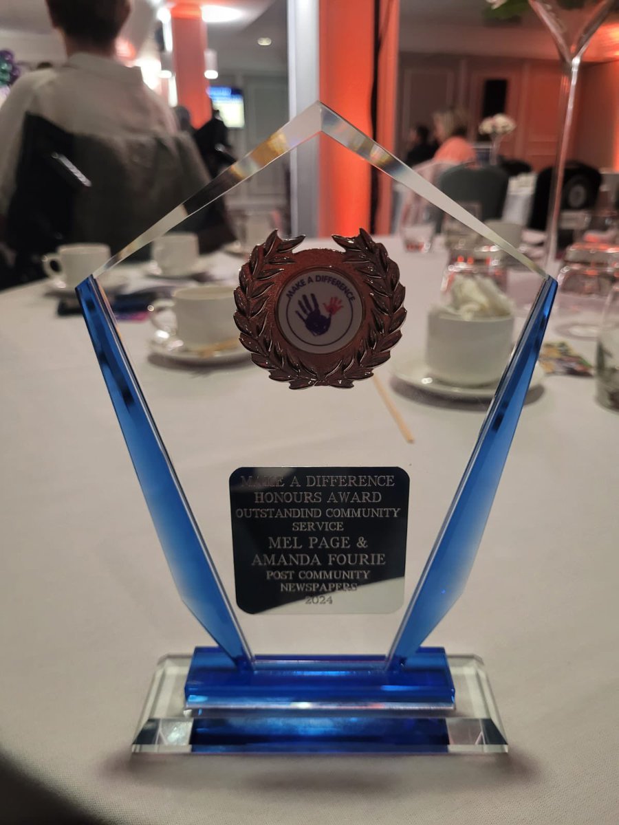 So, <a href="/LoveJeWellsy/">Melanie Page</a> &amp; I won an award. We don’t do what we do for praise or awards, but to have that work recognised and appreciated means a lot.