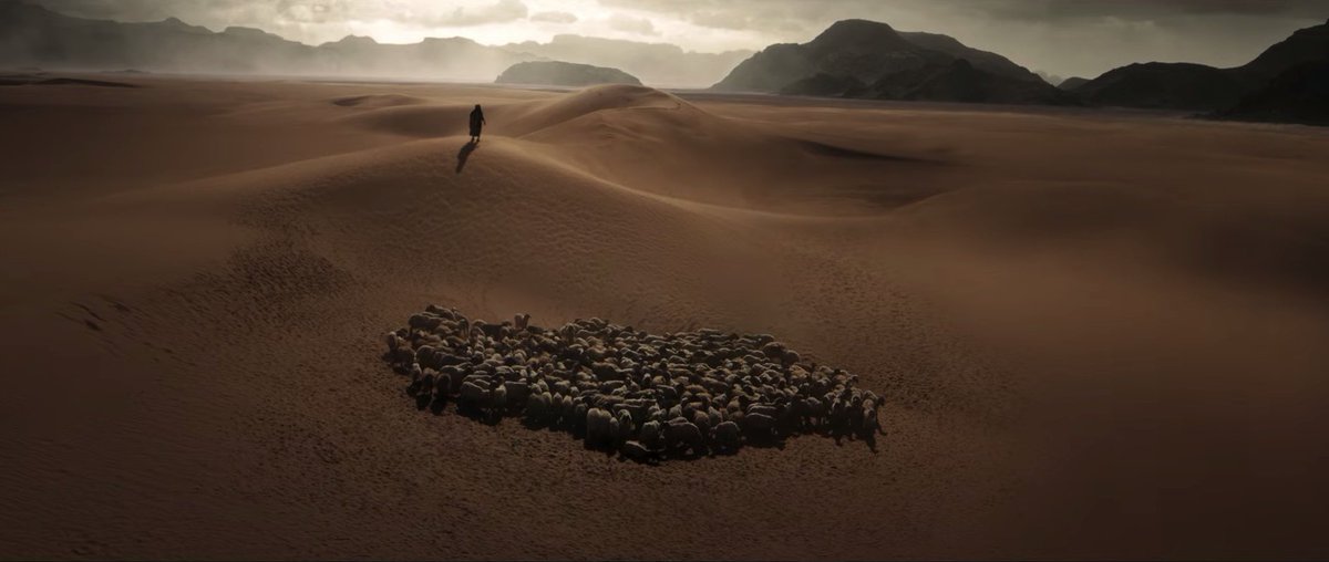 AmityFilm's tweet photo. #Aadujeevitham's trailer is a visual delight 👏

Each n every frame shows the conviction &amp; dedication of the team 👌

@PrithviOfficial looks terrific 👍

The BGM by @arrahman &amp; the efforts of @DirectorBlessy intrigues ✌️

#TheGOATLife #AadujeevithamTrailer #PrithvirajSukumaran https://t.co/pBMhW1q2Uc