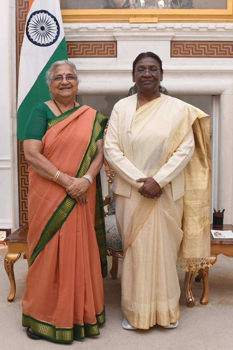 Congratulations to Mrs. Sudha Murthy on being nominated as Rajyasabha Member by Hon’ble President of India . A writer , a philanthropist , a self-made woman above all a simple human being.#womenpower #SudhaMurthy