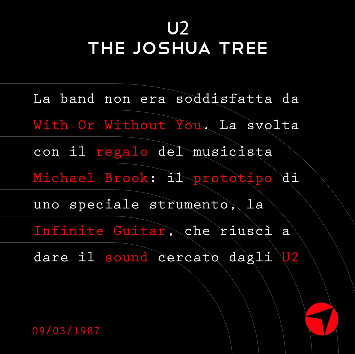 RadioFrecciaOf's tweet image. Usciva 37 anni fa The Joshua Tree

Scopri alcuni aneddoti sull&apos;album capolavoro degli U2👇

#onthisday #theJoshuaTree