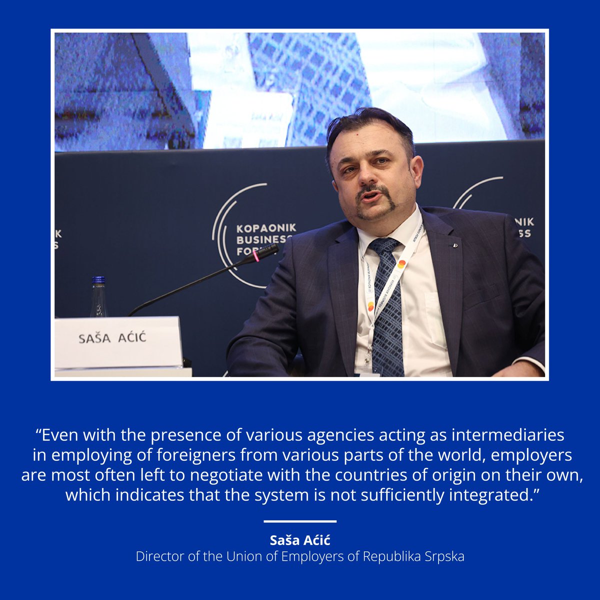 To harness the potential of labor migration, we need ambitious skill mobility strategies in place across #WesternBalkans 
#KBF2024
#kopaonikbusinessforum