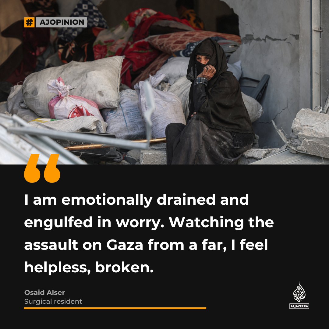 AJEnglish's tweet photo. Healthcare in Gaza is in a state of acute trauma — #AJOpinion by Osaid Alser.

🔗: https://t.co/0DRq2oxohx https://t.co/R8QdWtsnf3