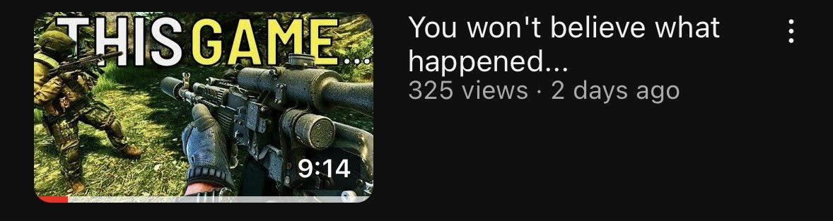 Forbiddenlemons's tweet image. You won't believe what happened... youtu.be/1NiS9XvS1Kc?si… via @YouTube #Tarkov #EscapefromTarkov #Sherpa 🍋