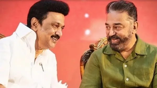 @ikamalhaasan meets @mkstalin, gets one Rajya Sabha seat as @arivalayam ally. #KamalHaasan𓃵 #Stalin #TamilNadu #politics #Elections2024