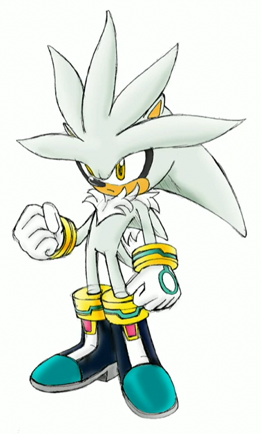 Prior to the release of Sonic the Hedgehog (2006), a file leaked online containing the game's script and early character write-ups. Silver's overview is wrapped up with the following sentence:

"Essentially, think Trunks from Dragon Ball Z." 