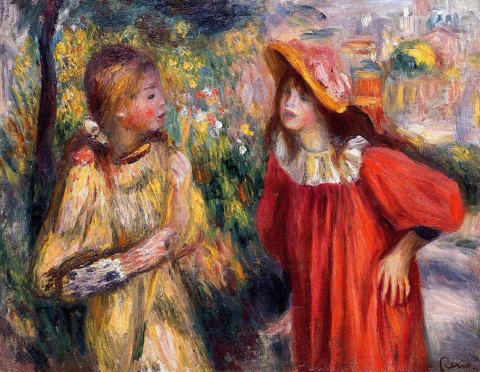 The Conversation, 1895 - Pierre-Auguste Renoir