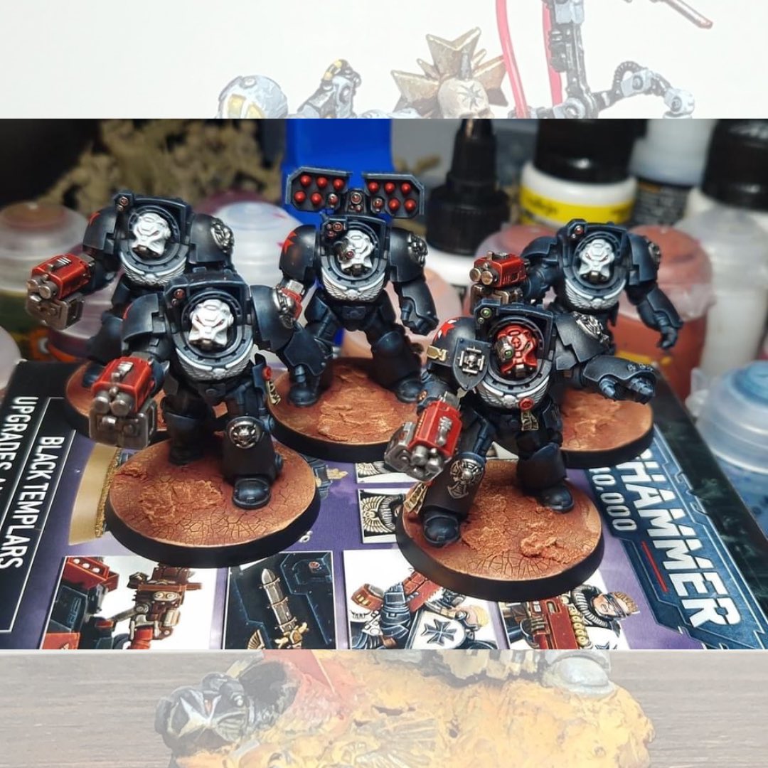 theeternalcrus1's tweet image. Alexander Steffens has finished his #blacktemplar #terminators 

#theeternalcrusader #eternalcrusade #btterminators #blacktemplars #blacktemplars40k #blacktemplar_40k #spacemarines40k #spacemarines #warhammer40k #warhammer400000 #40k #warhammercommunity