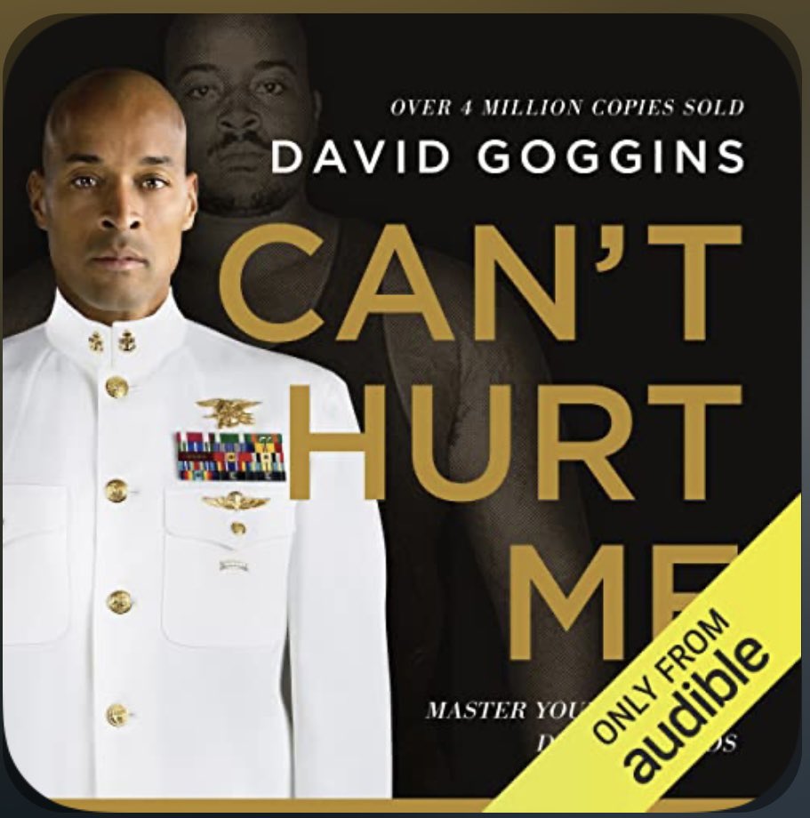 What a fantastic book @davidgoggins .. love that there is no finish line.. i need to stretch more for sure .. ex service man hanging on to memories time to create some new ones thank you !!