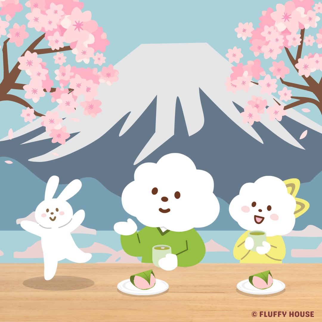 FluffyHouseCS's tweet photo. Sharing Smiles and Matcha under the Blooming Sakura. Have a relaxing weekend!

#花見 #Fluffyhouse #フラッフィーハウス #sakura #플러피하우스 #weekend #mrwhitecloudandfriends #goodlife #love #抹茶 #relexing https://t.co/tvP3fxfJbF
