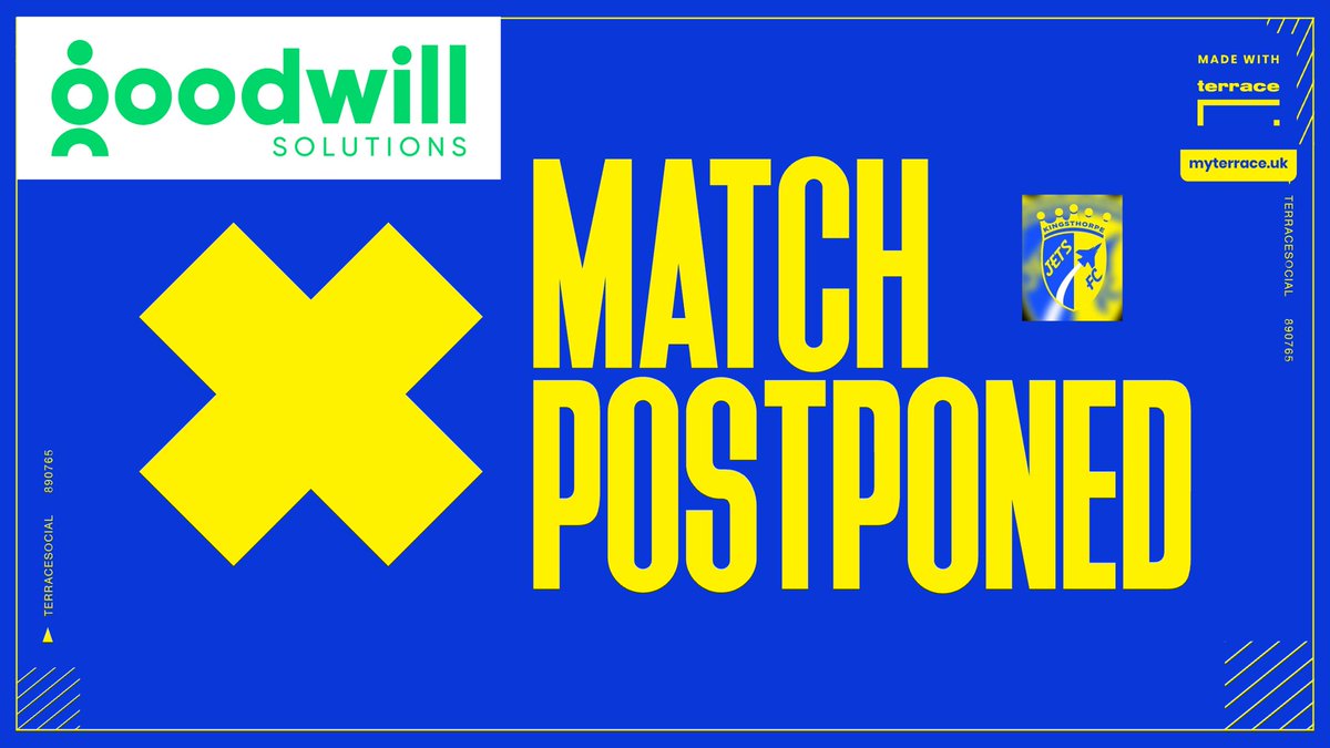 This mornings match, vs. Weedon Yellows has been postponed and will be played on 13.04.2024. #Postponed #Matchoff #KingsthorpeJets #KingsthorpeJetsVipers #YouthFootball #Under10s #NDYAL #GrassrootsFootball #NorthantsFA #Football #Matchday